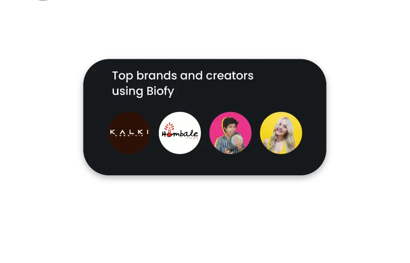 Top creators using biofy Top creators using biofy