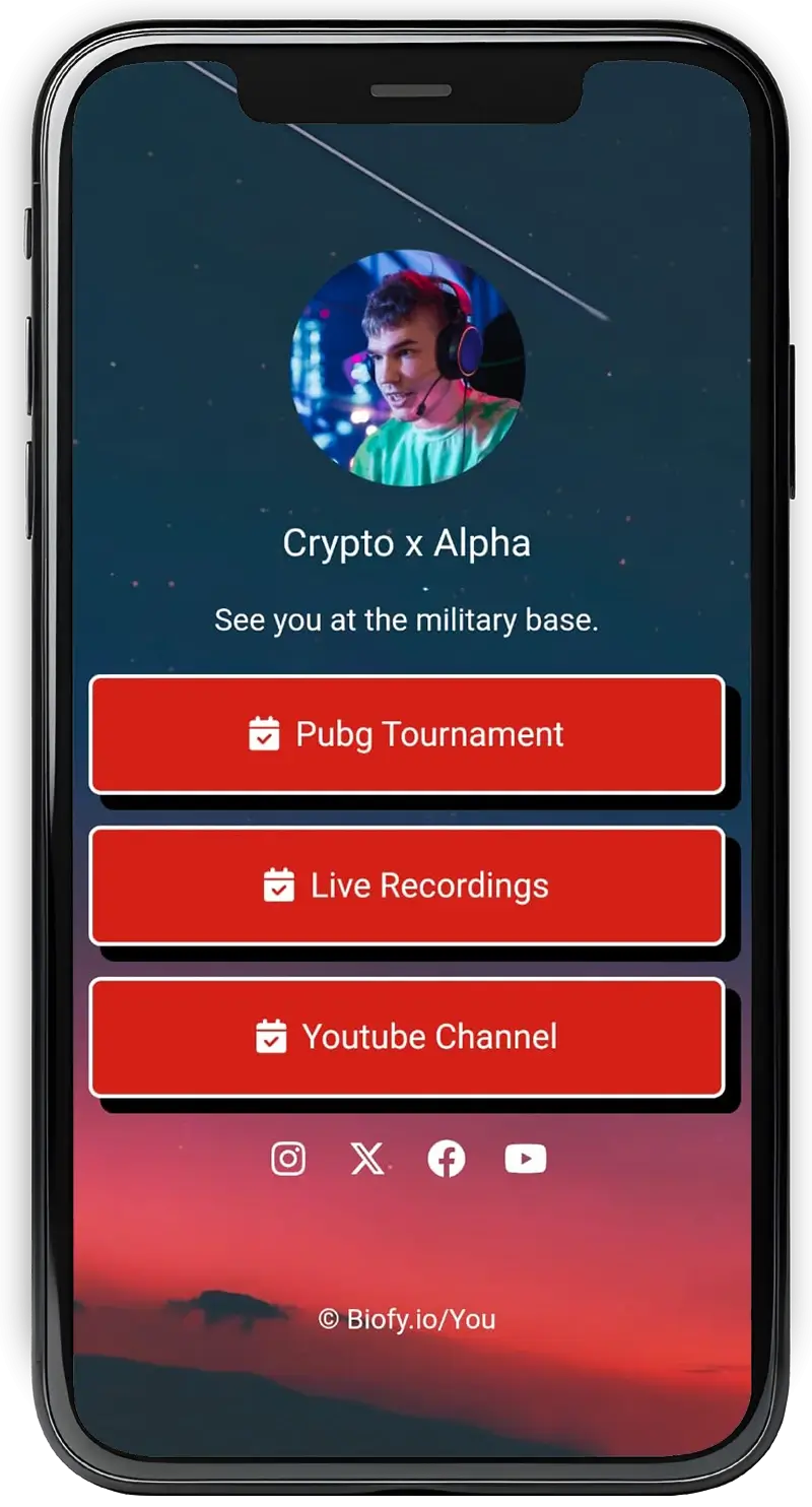 Biolink Templates - biofy - link in bio - link in bio templates